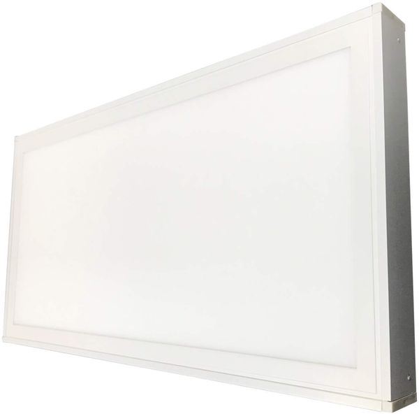 60x30 LED Deckenleuchte Panel Aufputz Deckenlampe wandleuchte 24 Watt inkl. Aufbaurahmen 4000K Neutralweiß