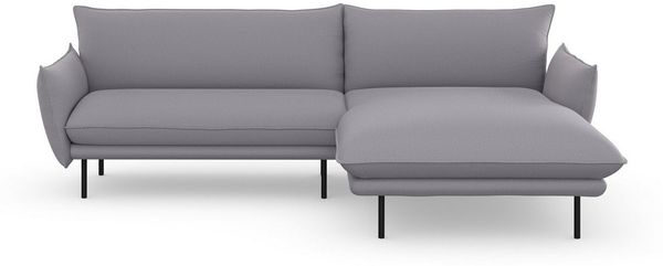 andas Ecksofa Stine L-Form, Besonderes Design durch Kissenoptik und Keder, by Morten Georgsen