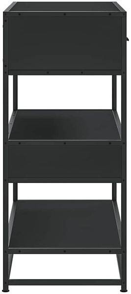 vidaXL Konsolentisch Schwarz 90x35x80 cm Holzwerkstoff 849179 Bild 6