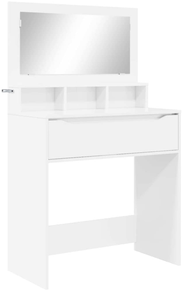 vidaXL Schlafzimmer-Frisiertische Hochglanz Weiß 80 x 39,6 x 135 cm 888981