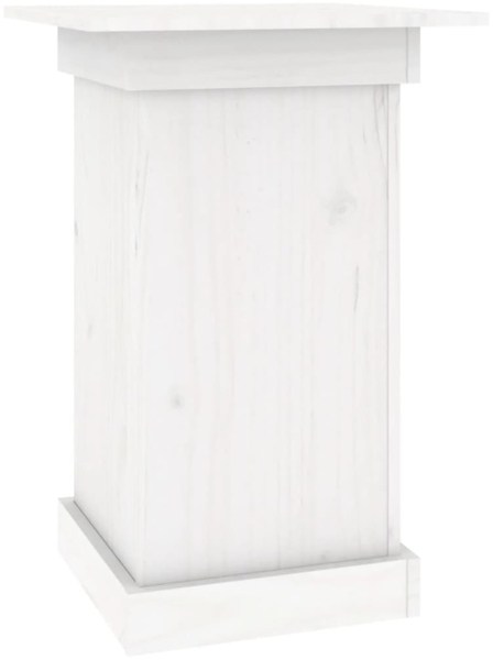vidaXL Blumenständer Weiß 40x40x60 cm Massivholz Kiefer 823630