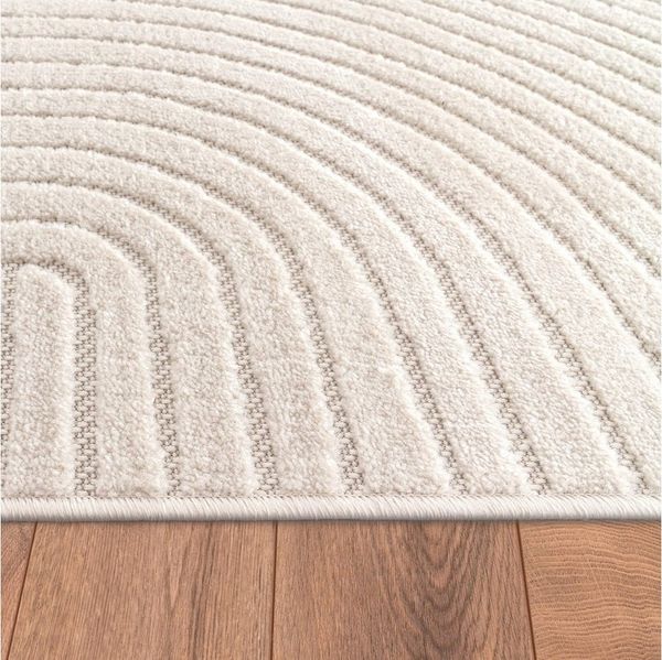 TT Home Teppich Diele, Esszimmer, Flur, Küche, Schlafzimmer, Wohnzimmer, Rechteckig, Höhe: 10 mm, In-& Outdoorteppich Wetterfest Küche Schlafzimmer Unifarben Geometrisc