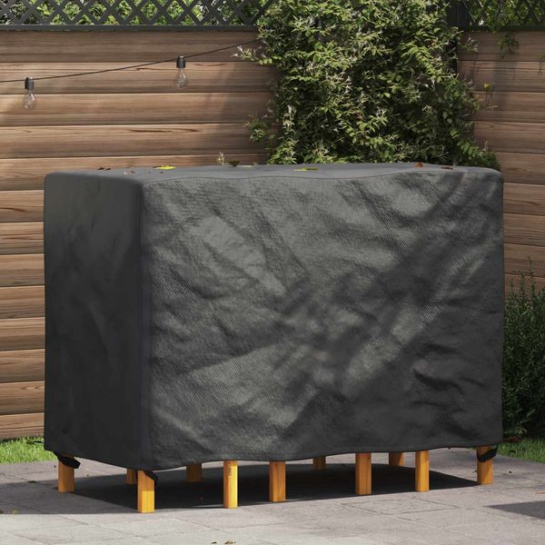 vidaXL Möbelbezug Uni Schwarz 140 x 70 x 90 cm 210D 4105723