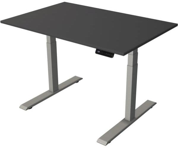 Kerkmann Steh-/Sitztisch Move 2 elektrisch Fuß silber 120x80x63-127cm