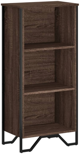 vidaXL Bücherregal Braun Eichen-Optik 50x31x106 cm Holzwerkstoff 848608
