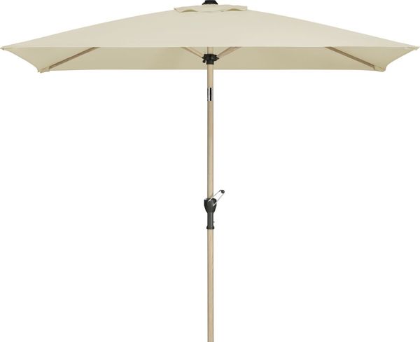 Sonnenschirm Cordoba 230x150/4 rechteckig, ca. 230 x 150 cm natur Bild 6