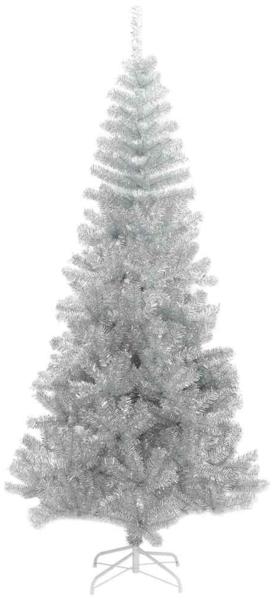 vidaXL Weihnachtsbaum mit 300 LEDs mit Ständer Silber 240 cm Haustier 3396697 Bild 4