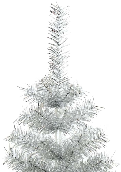 vidaXL Weihnachtsbaum mit 300 LEDs mit Ständer Silber 240 cm Haustier 3396697 Bild 9