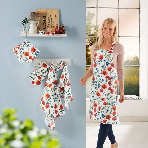 REDBEST Topflappen Topflappen 2er-Pack, Blumen