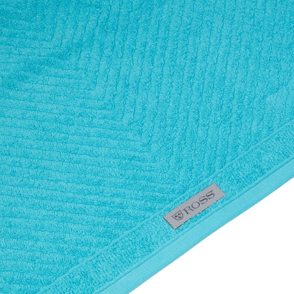 Ross Smart 4 tlg. Frottier-Set - 2 X Handtuch (50 X 100cm), 2 X Duschtuch (70 X 140cm) - 520 g/m2 - Lagune Bild 2