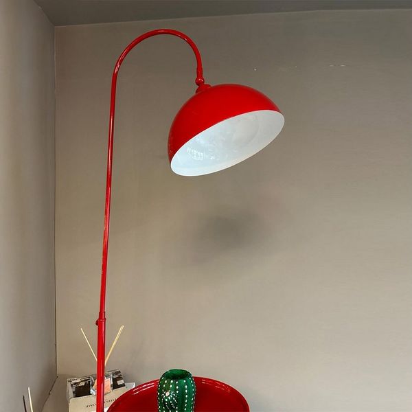 Bamyum Stehlampe Moderne Stehlampe aus Metall mit E27, verstellbarer Lampenschirm, ohne Leuchtmittel, E27, verstellbarer Lampenschirm, Stehluchte mit Ablage