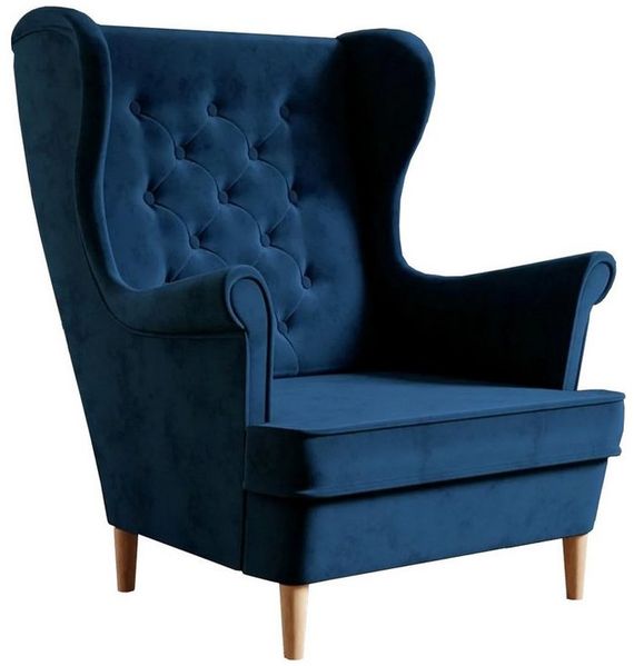 Beautysofa Sessel Falco III (stilvoll Polstersessel in skandinavisches Stil)