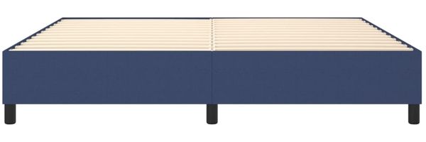 Boxspringbett Blau 200x200 cm Stoff [3120892] Bild 5