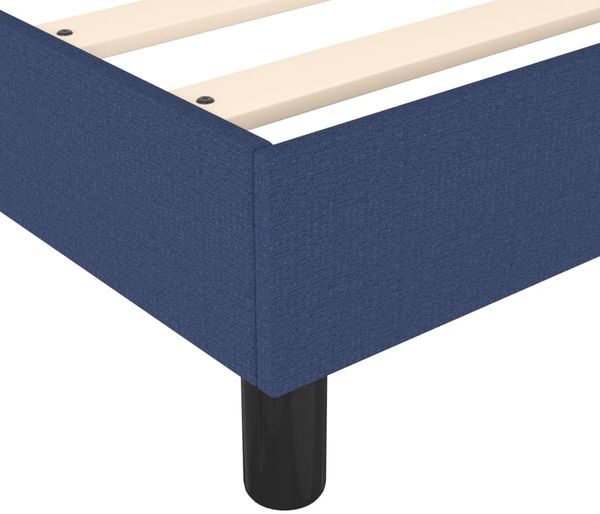 Boxspringbett Blau 200x200 cm Stoff [3120892] Bild 7
