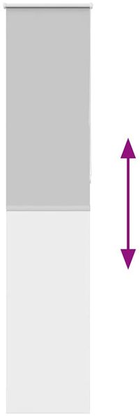 vidaXL Verdunkelungsrollo Hellgrau 45x210 cm Stoffbreite 40,7 cm 4011429 Bild 9