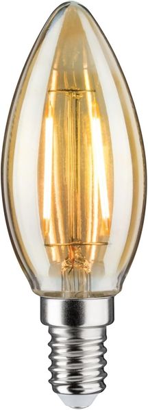 Paulmann 28524 LED Vintage-Kerze 2W E14 Gold Goldlicht