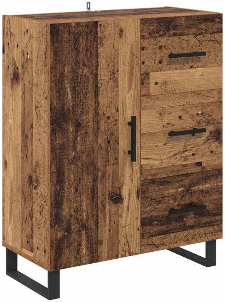 vidaXL Sideboard Altholz 69,5 x 34 x 90 cm Verbundholz und Eisen 881540