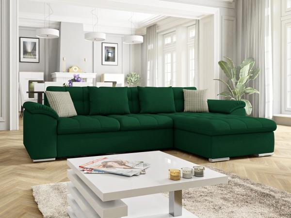 Ecksofa Diana, Seite: Rechts, Farbe: Uttario Velvet 2951 + Uttario Velvet 2951 + Senegal 823