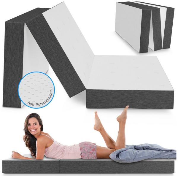 Klappmatratze mit 4 cm Visko, Bestschlaf, 200x90cm, 200x140cm, versch. Größen