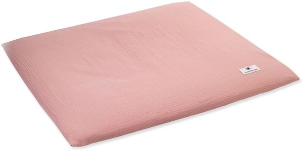Julius Zöllner Überzug Wickelauflage Musselin dusty rose 75/75 cm
