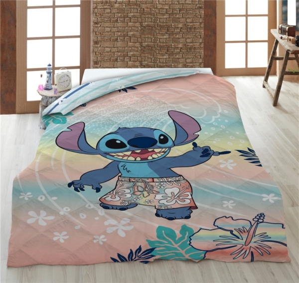 Lilo & Stitch Bettbezug 140x200 cm 100 % Polyester Bild 2