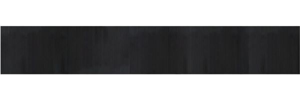 vidaXL Teppich Rechteckig Schwarz 80x500 cm Bambus 376792 Bild 2