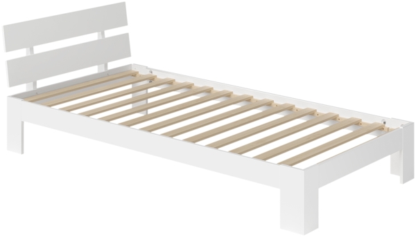 Bellamio 'Kavir' Bett, weiß, 90x200 cm