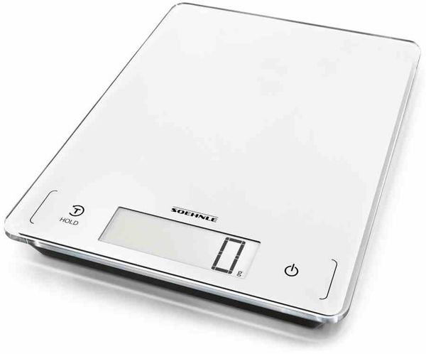 SOEHNLE Küchenwaage Page Profi 300 digital 20kg Tragkraft weiß