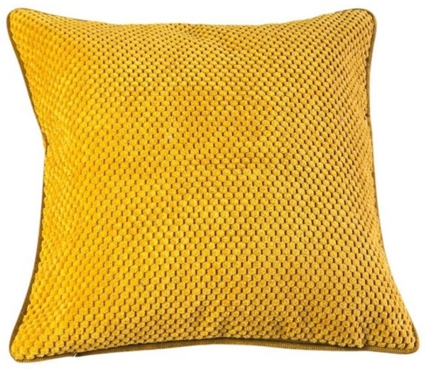 Gözze Dekokissen GÖZZE Kissen SVEN senf BHT 40x8x40 cm gelb Dekokissen