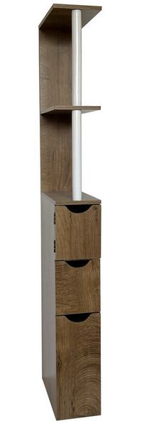 HTI-Living Raumteilerregal Raumteilerregal 136 cm Thekla Eiche, Stück 1-tlg, Beistellschrank Nischenregal