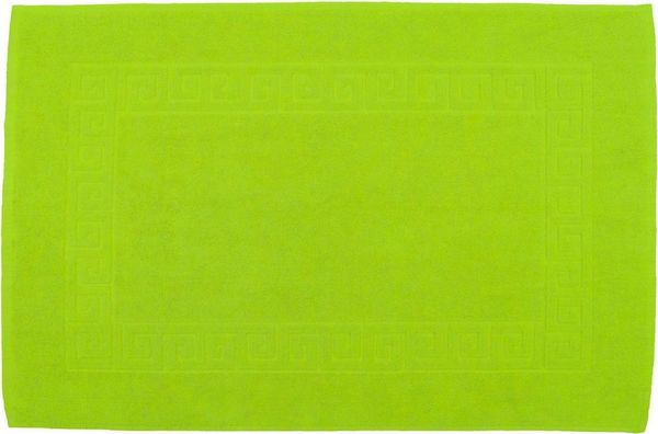 Julie Julsen Badematte 1-Badematte-Apfelgrün-50x40 cm, Baumwolle, Spiral