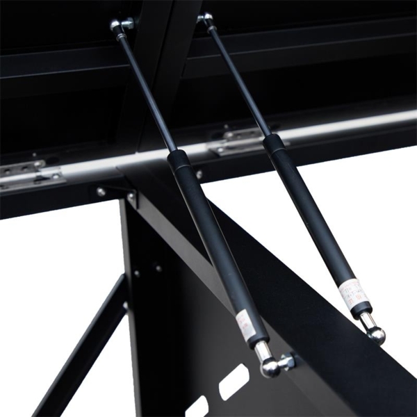 Mülltonnenbox Müllbox Mülltonnenverkleidung 3 Türen Box Anthrazit mit Deckel Bild 9