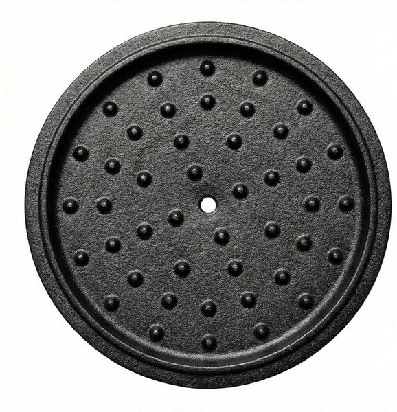 Mulex Bräter Belle Cocette schwarz 30 cm, Gusseisen (backofengeeignet inklusive Deckel, 2-tlg, ideal zum Schmoren, Braten, Backen & Kochen), für alle Herdarten geeignet Bild 2