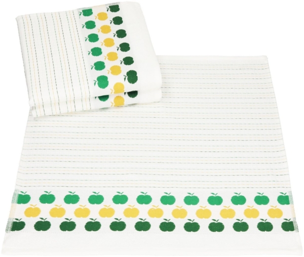 Betz Geschirrtuch 3 Stück Geschirrtücher Motiv FRÜCHTE Größe 50 cm x 50 cm, (3-tlg), Küchenhandtuch Gläsertücher