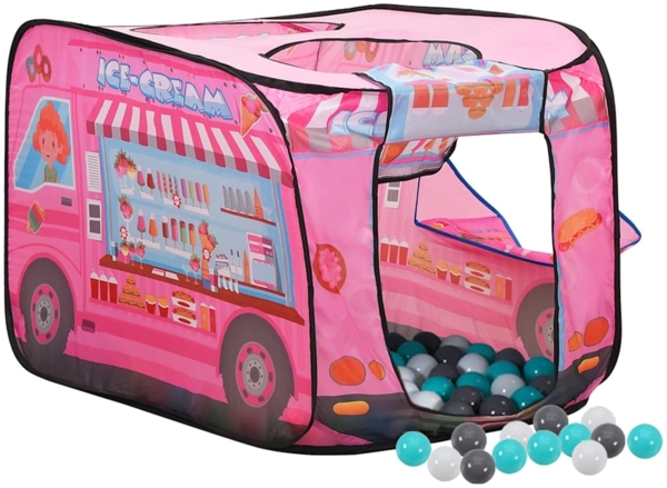 vidaXL Kinder-Spielzelt mit 250 Bällen Rosa 70x112x70 cm 3107752