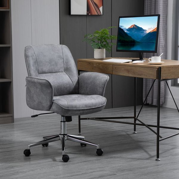 Bürostuhl 69 x 67 x 92-102 cm aus Polyester, höhenverstellbar mit Wippfunktion, 1 Stück