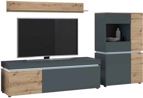 Schubladenunterschrank Rimini 60x82cm Teilauszug matt Farbe: RAL 1027 currygelb matt / weiß RI-D2M/60
