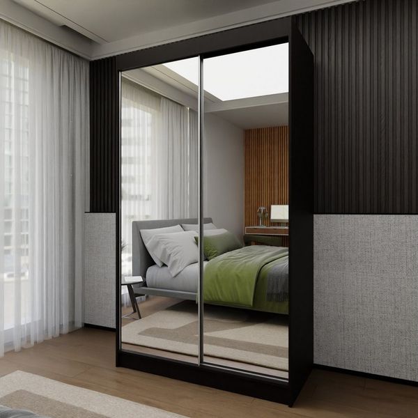 Beautysofa Schiebetürenschrank Doroti (modernes Garderobeschrank, 120, 150, 180, 200, 240 cm breit Kleiderschrank)