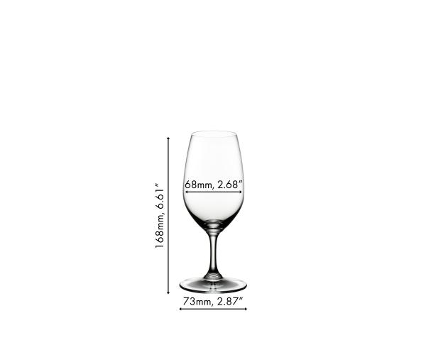 Riedel Vinum Bar Port, Portweinglas, Weinglas, hochwertiges Glas, 240 ml, 2er Set, 6416/60