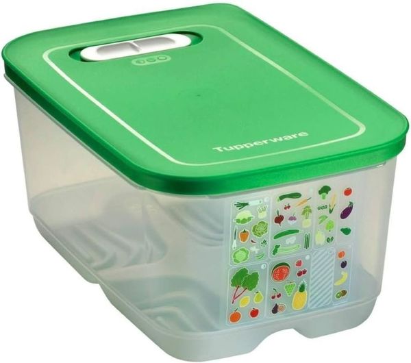 TUPPERWARE Vorratsdose Tupperware Klimaoase Behälter 4,4 L grün