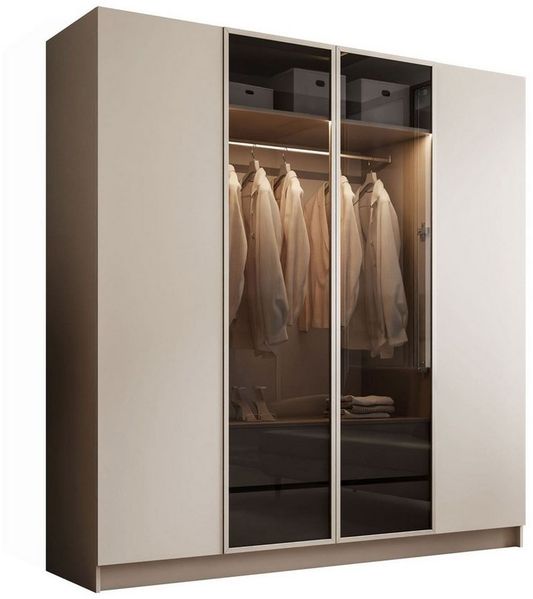 Lookway Kleiderschrank ATRIUM II mit Glasfront