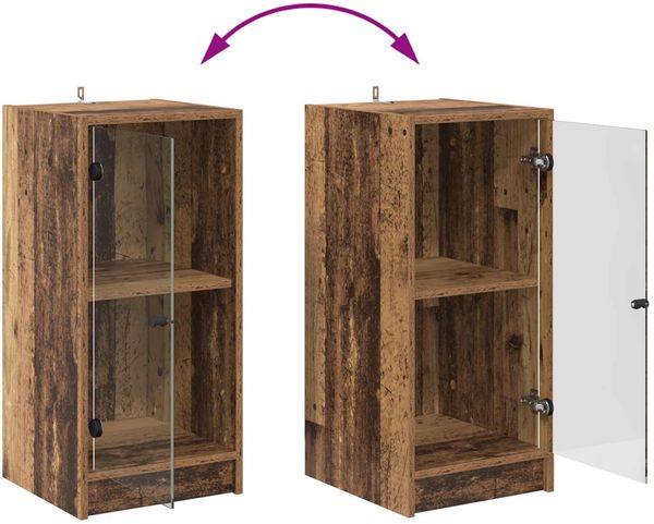 vidaXL Sideboard Altholz 35 x 37 x 76 cm Holzwerkstoff 882895 Bild 11
