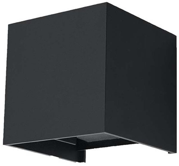LED UP DOWN Wandleuchte, Schwarz, Aluminium, IP60