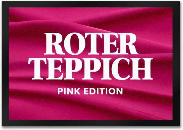 speecheese Fußmatte Roter Teppich Pink Edition Fußmatte in 35x50 cm