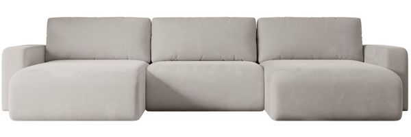 ALTDECOR Wohnlandschaft KLEEA-U, Couch mit Schlaffunktion, Wohnzimmer - Wohnlandschaft, Corner Sofa Bett Eckcouch Couch L-Form Schlafcouch Ausziehbar