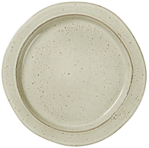 IB Laursen Frühstücks Kuchen Teller SAND DUNES Steingut Keramik creme braun ♥