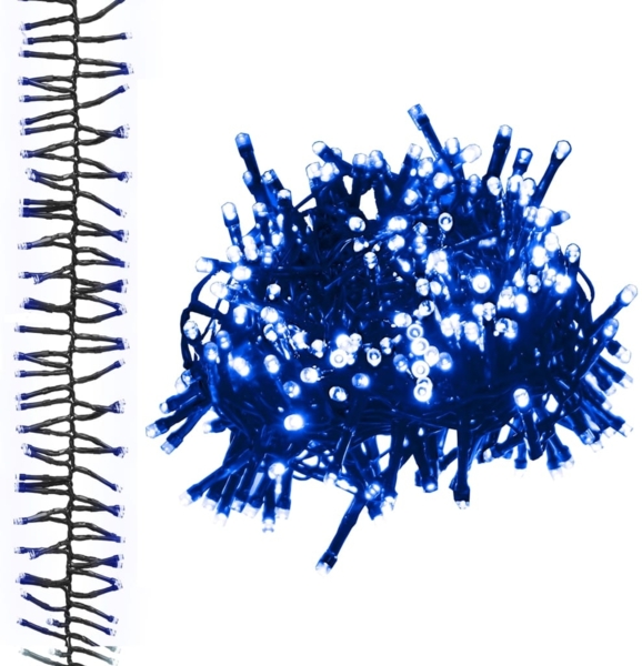 vidaXL LED-Lichterkette mit 1000 LEDs Blau 11 m PVC 343241