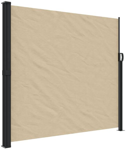 vidaXL Seitenmarkise Ausziehbar Beige 180x600 cm 4004540 Bild 2