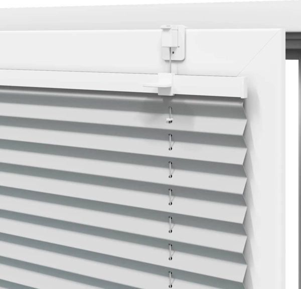 vidaXL Plissee Hellgrau 100x200 cm Stoffbreite 99,4 cm Polyester 4015364 Bild 9