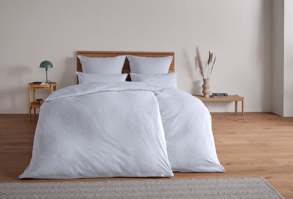 OTTO home Bettwäsche Valje, Jersey, 2 teilig, NEUHEIT: ab Größe 135x200 cm, Jersey Qualität in Melange-Optik